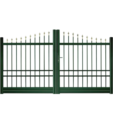 Portail grille style fer forgé
