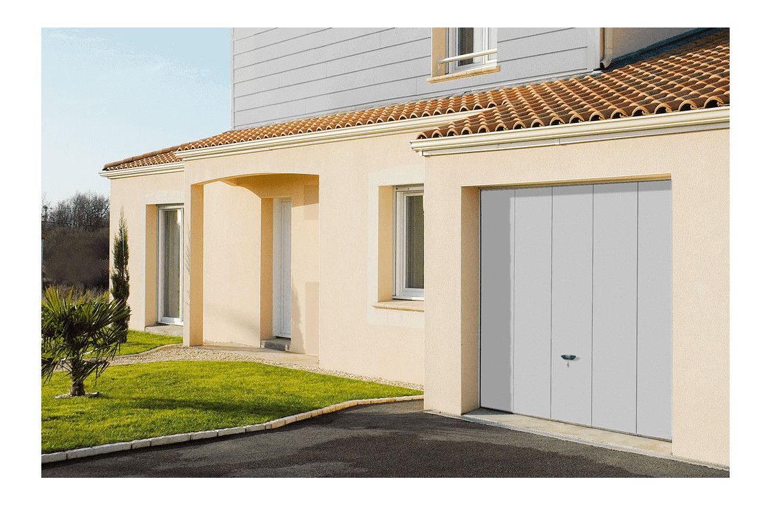 Porte de garage basculante double paroi isolée