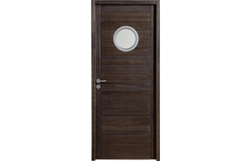 Porte intérieure en bois exotique