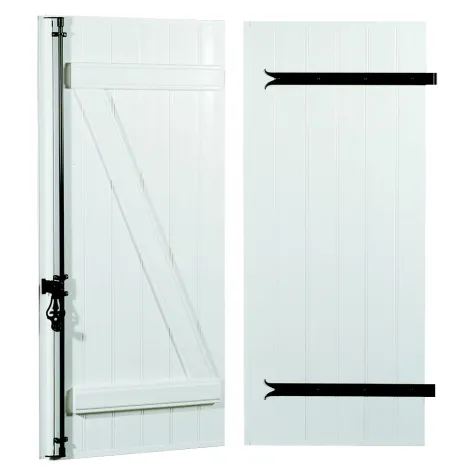 Volet battant PVC 24mm à écharpes