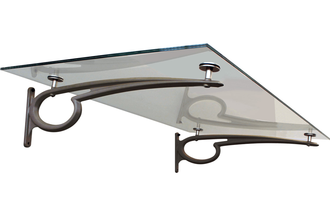 Marquise contemporaine vitrée