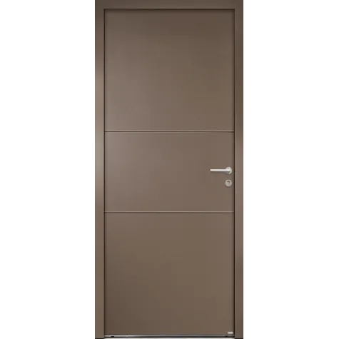 Porte épurée, design aux lignes sobres