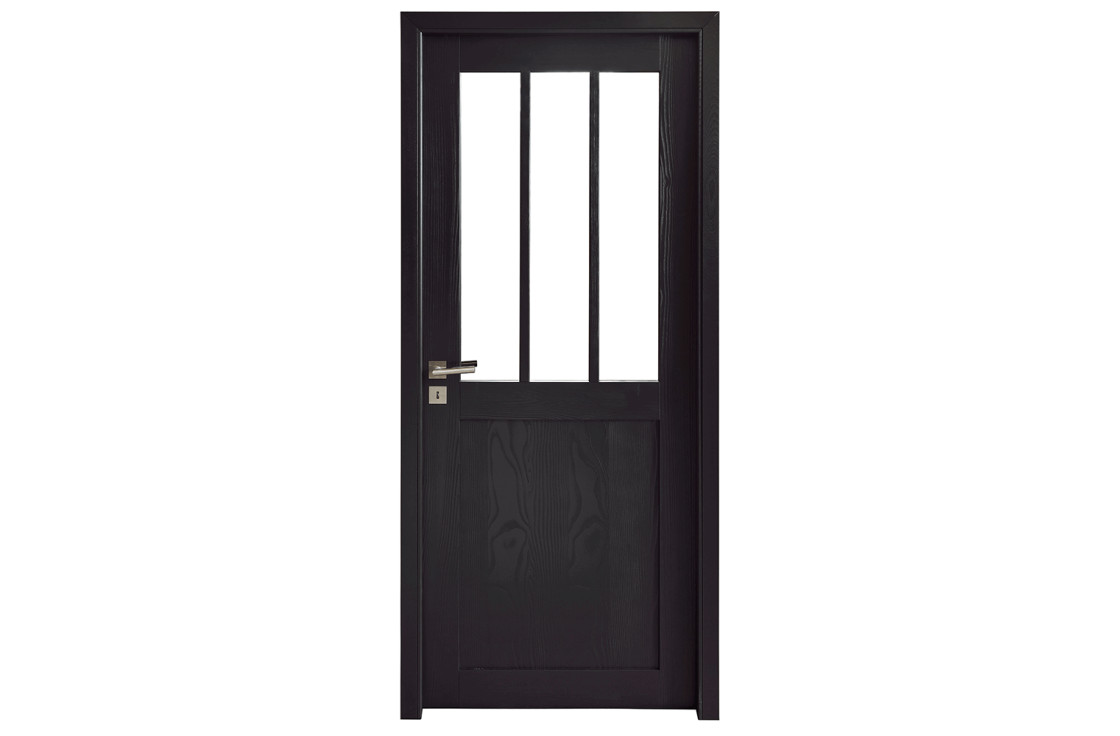 Porte intérieure style verrière atelier