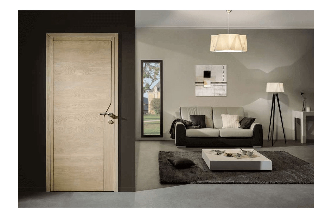 Porte pleine avec relief 3D