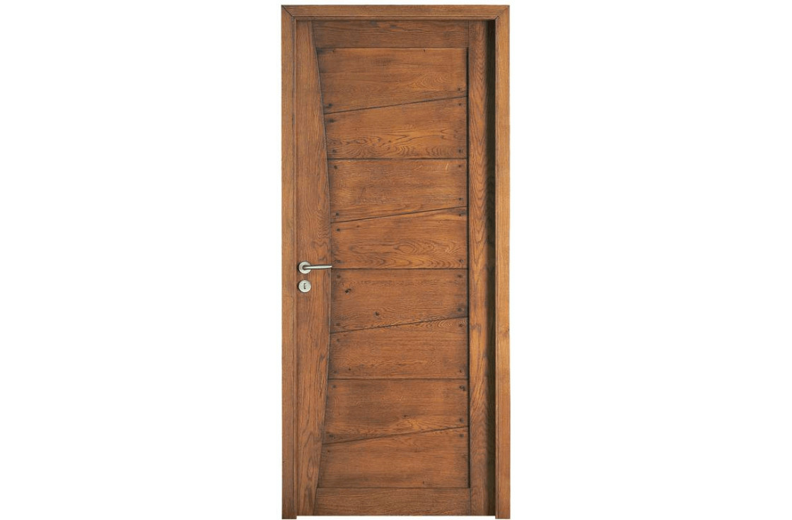 Porte massive au style traditionnel