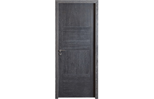Porte pleine contemporaine bois massif