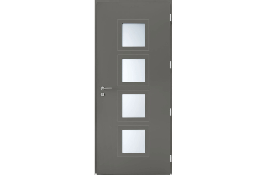 Porte 4 vitrages carrés