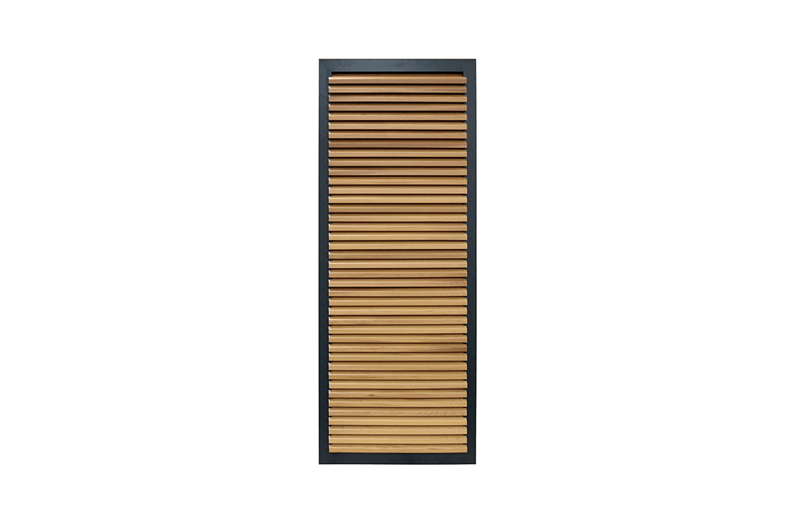 Brise-soleil coulissant lames débordantes