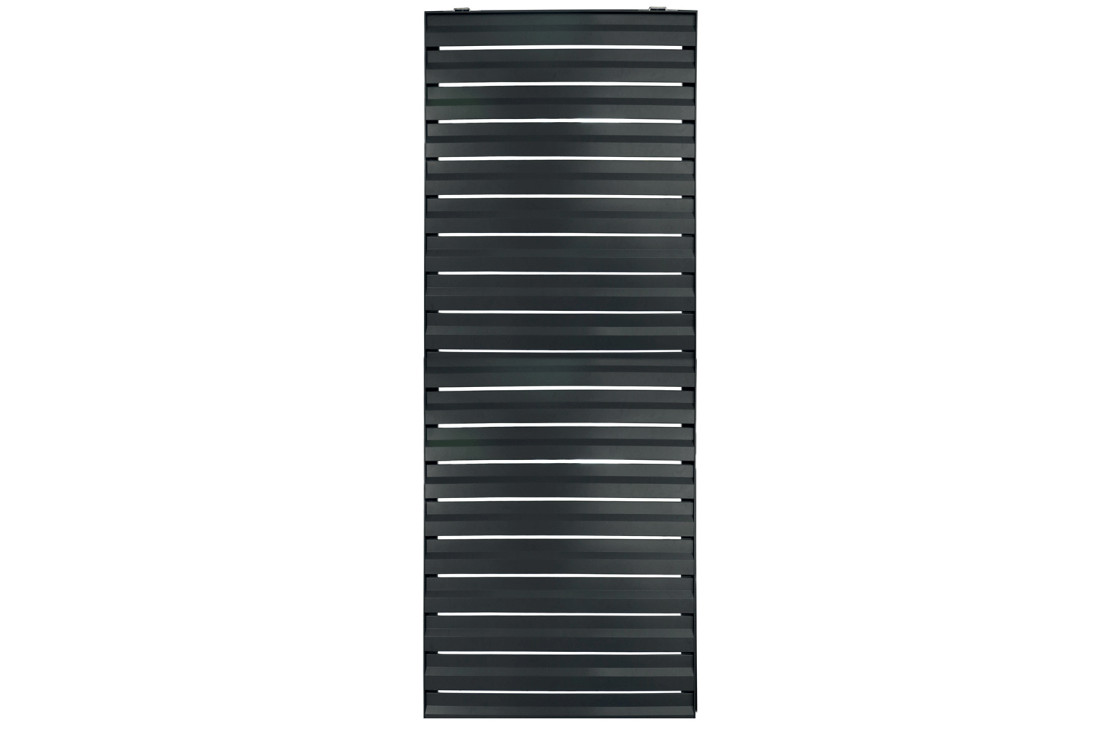 Brise-soleil coulissant lames alu ajourés