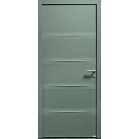 Porte contemporaine avec reliefs