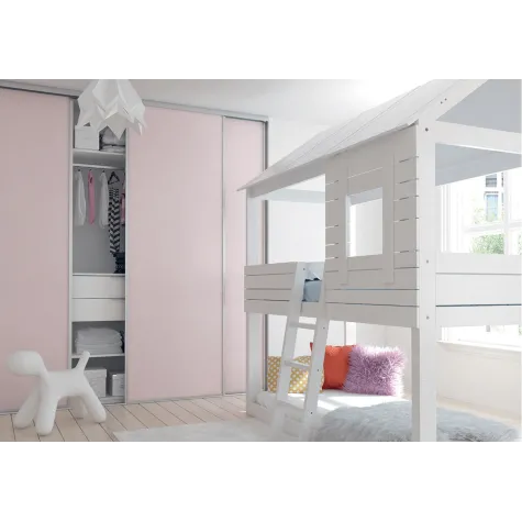 Façade chambre d'enfant couleur unie