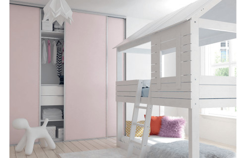 Façade chambre d'enfant couleur unie