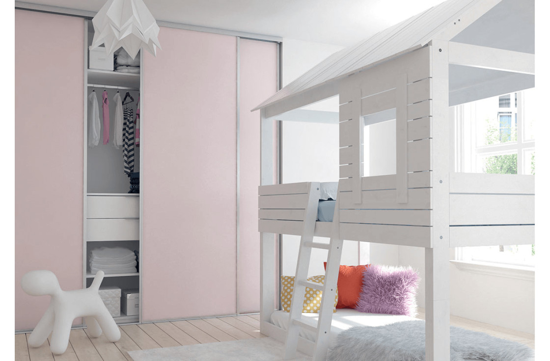 Façade chambre d'enfant couleur unie