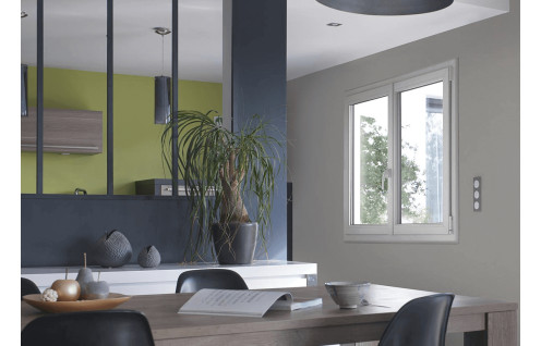 Fenêtre PVC standard blanche