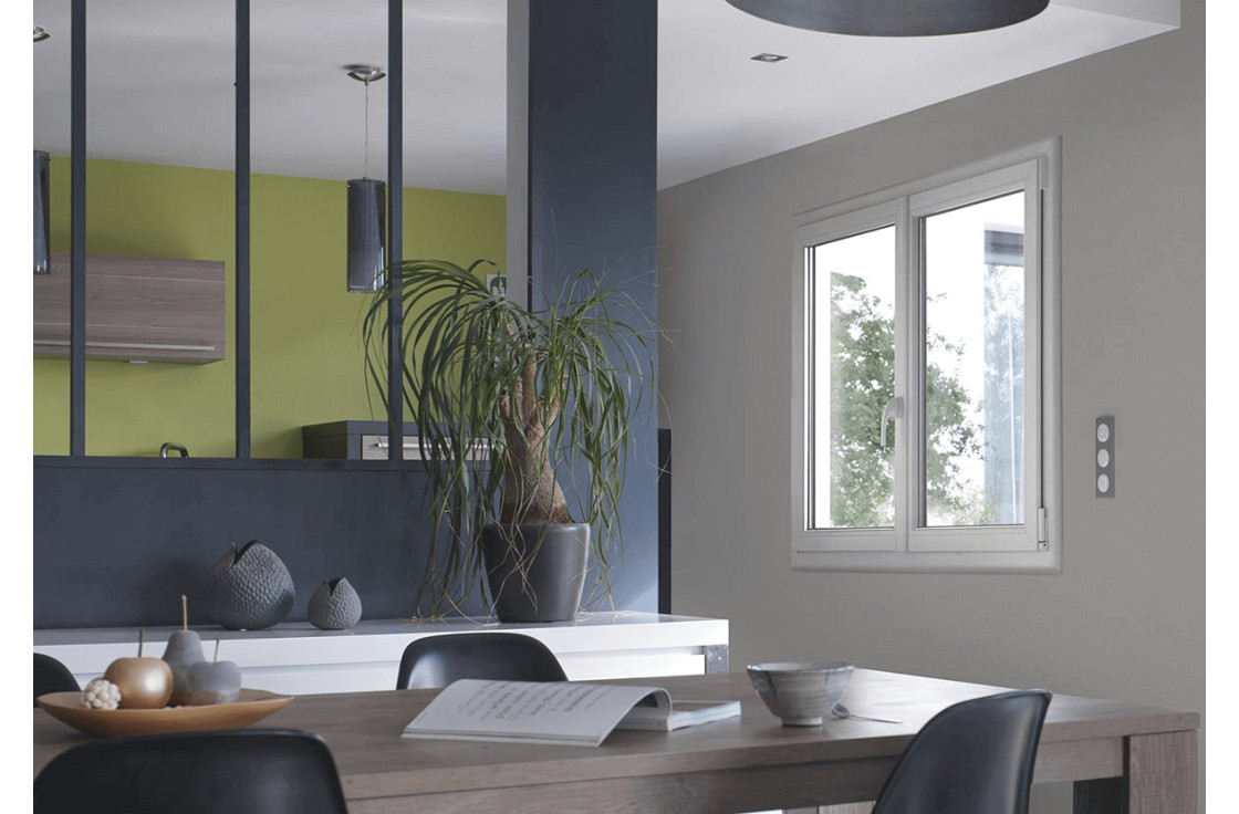 Fenêtre PVC standard blanche