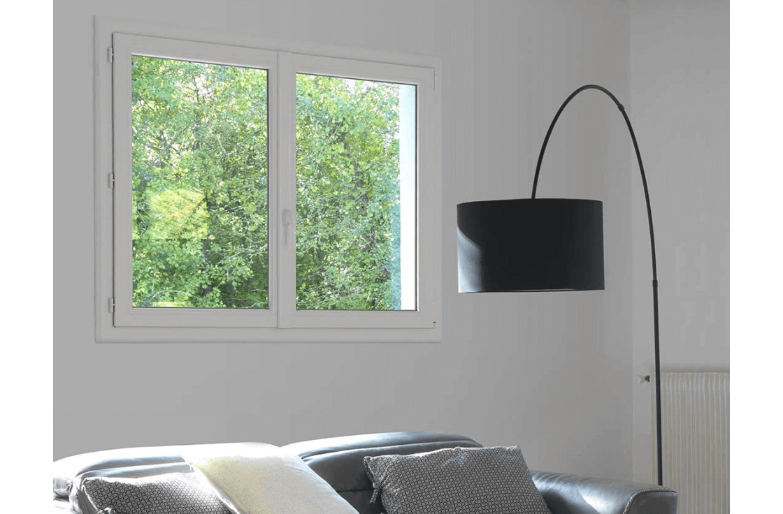 Fenêtre PVC standard blanche