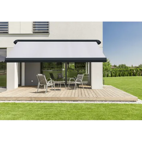 Store banne contemporain pointe de diamant