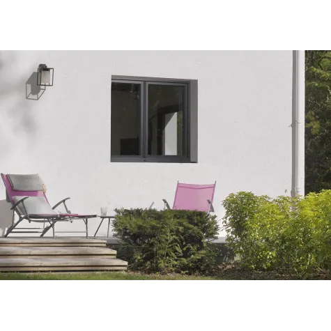 Fenêtre PVC gris anthracite
