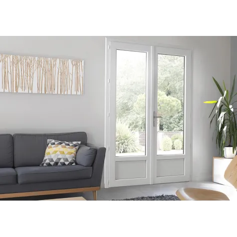 Porte fenêtre PVC blanche
