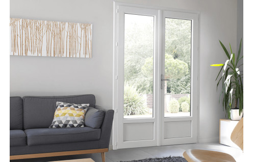 Porte fenêtre PVC blanche