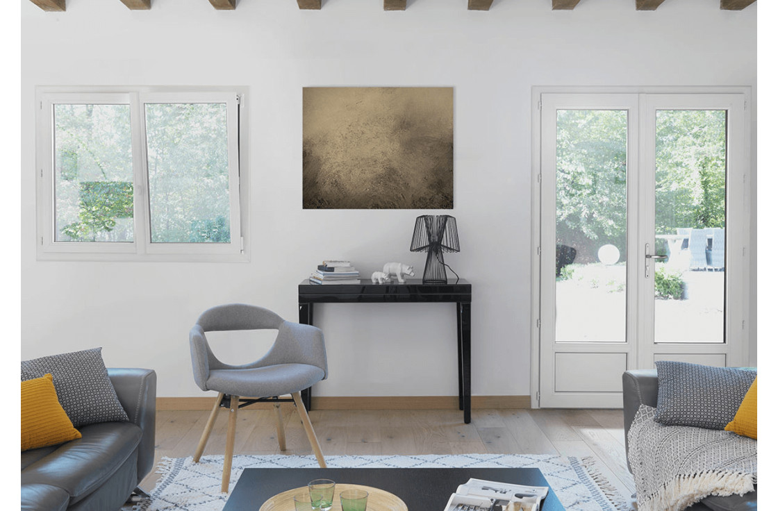 Porte fenêtre PVC blanche