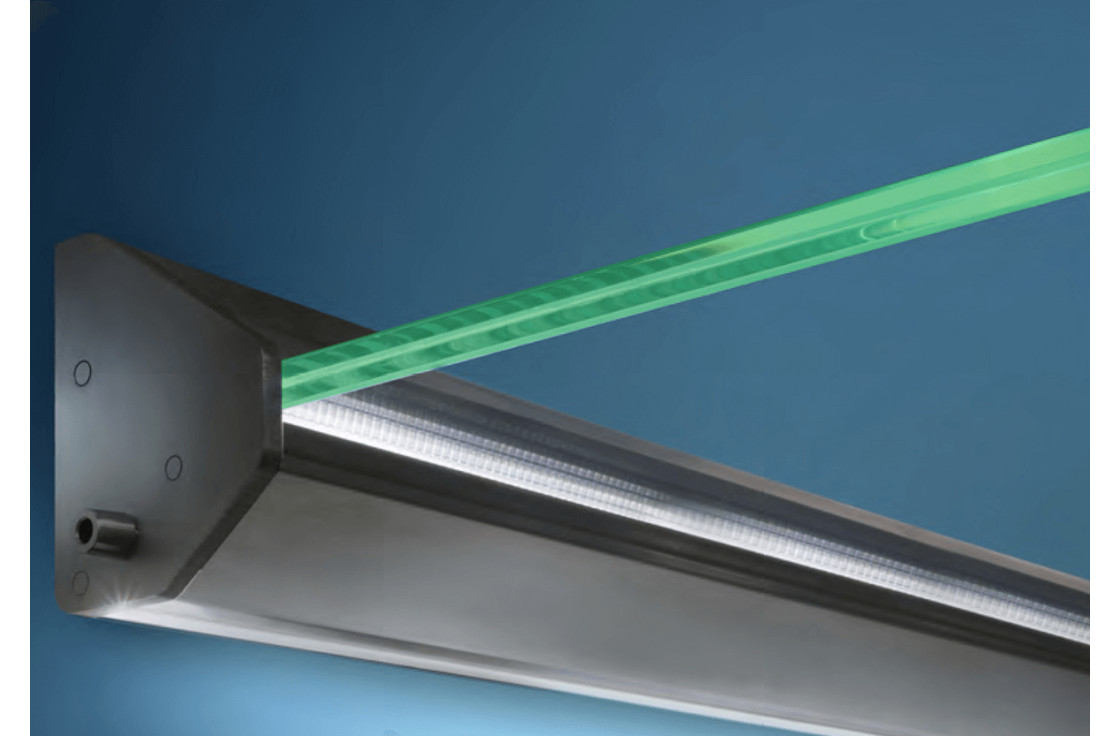 Marquise vitrée avec éclairage LED