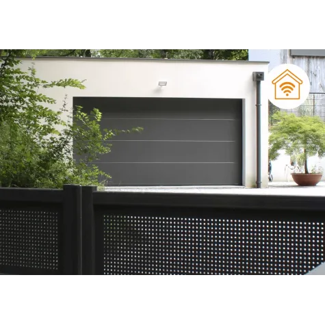 Porte de garage connectée