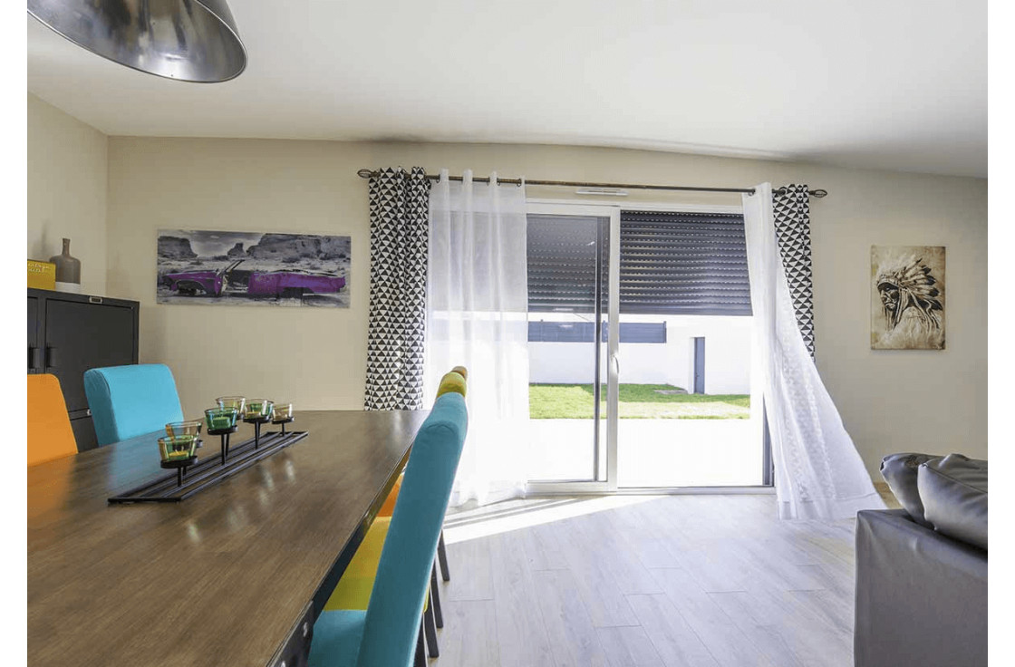Baie vitrée aluminium avec volet intégré
