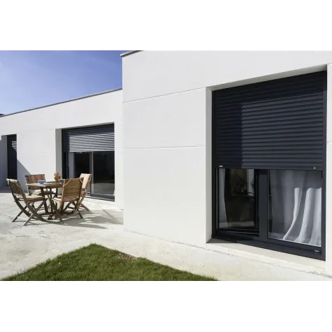 Porte-fenêtre alu avec volet intégré