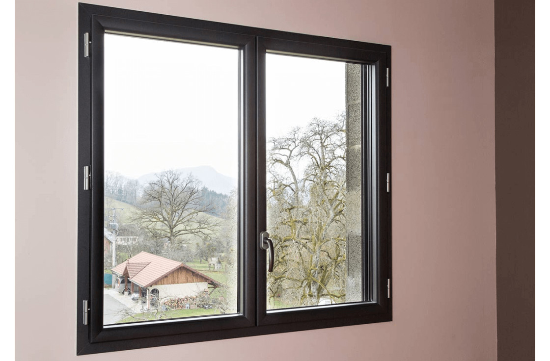 fenêtre aluminium noire
