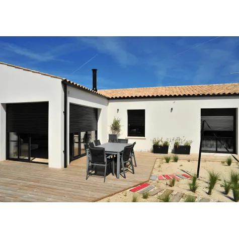 Fenêtre aluminium volet intégré