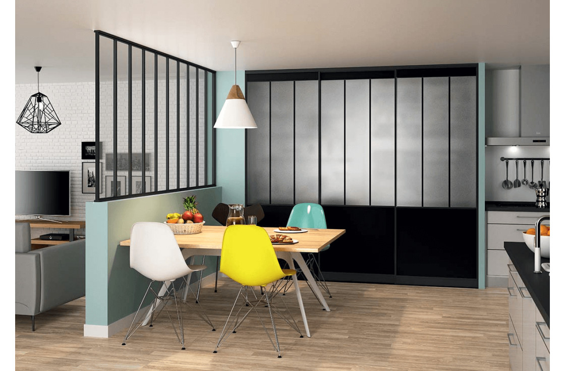Verrière de cuisine sur-mesure en alu