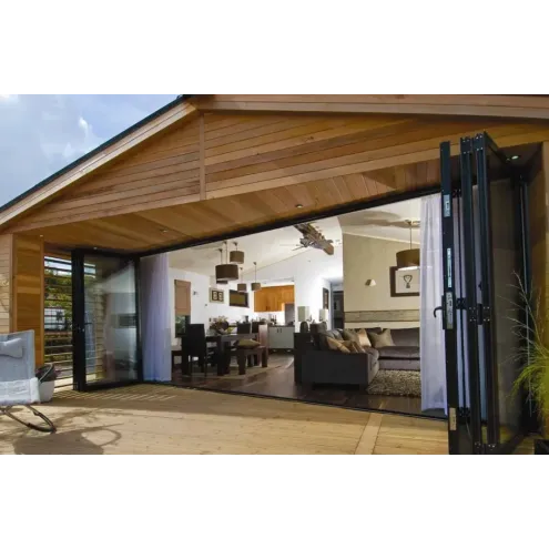 Baie vitrée accordéon aluminium