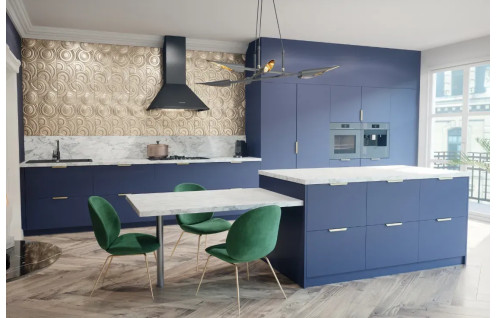 Cuisine moderne avec îlot central Chelsea