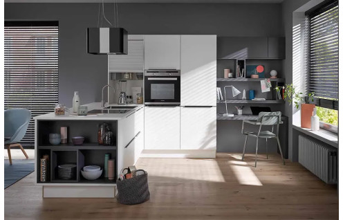 Cuisine avec espace bureau