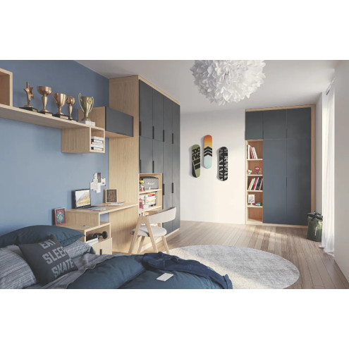 Aménagement de chambre avec bureau