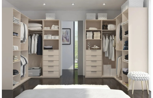 Double dressing d’angle ouvert - Rangement optimisé et moderne