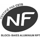 NF CSTB bloc baie aluminium