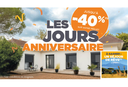 Les Jours Anniversaire Caséo, jusqu'à -40% sur votre projet !