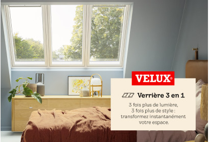 VELUX : Une verrière 3 en 1
