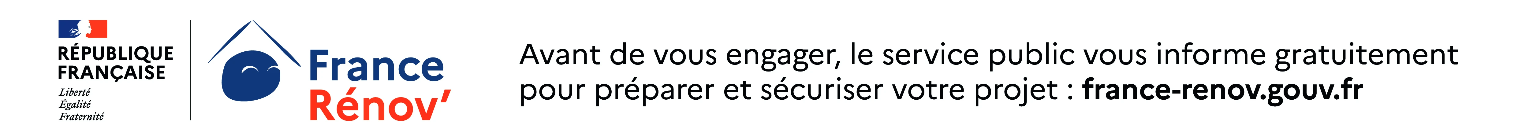 France Rénov' - Avant de vous engager, le service public vous informe gratuitement pour préparer et sécuriser votre projet
